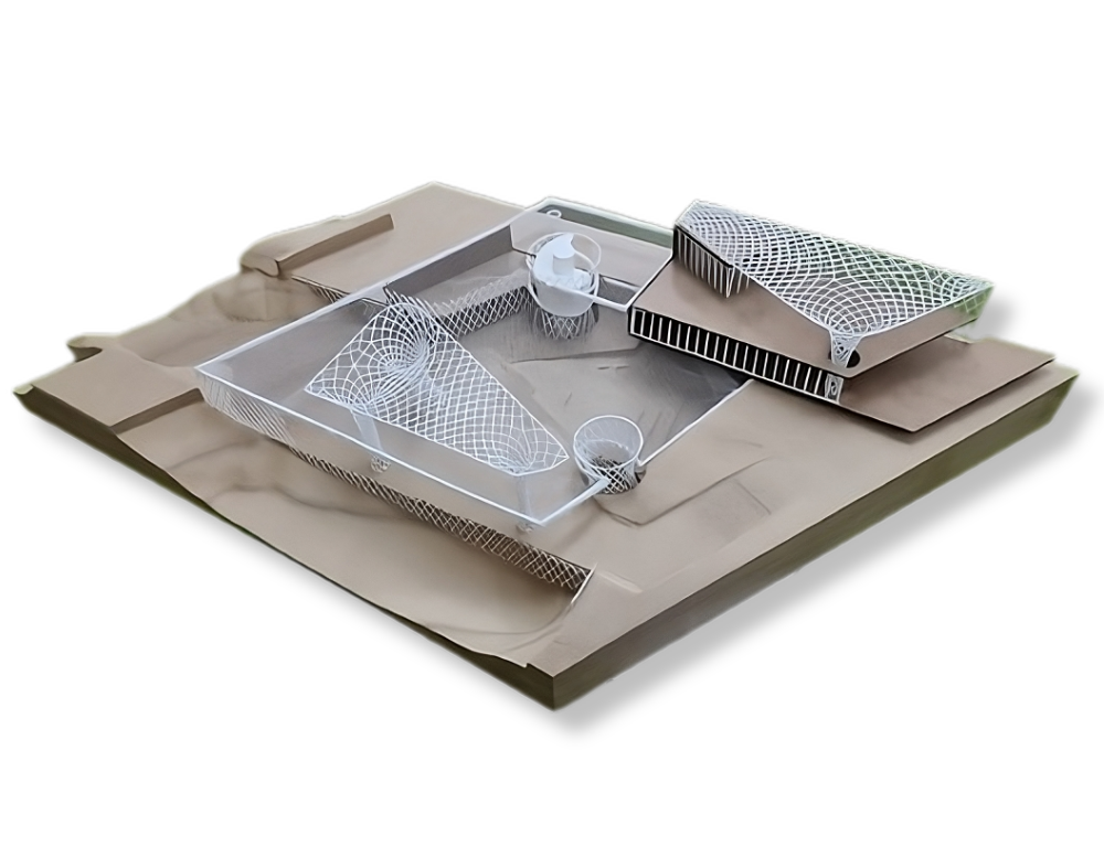 Maqueta arquitectónica del proyecto NEXUS.